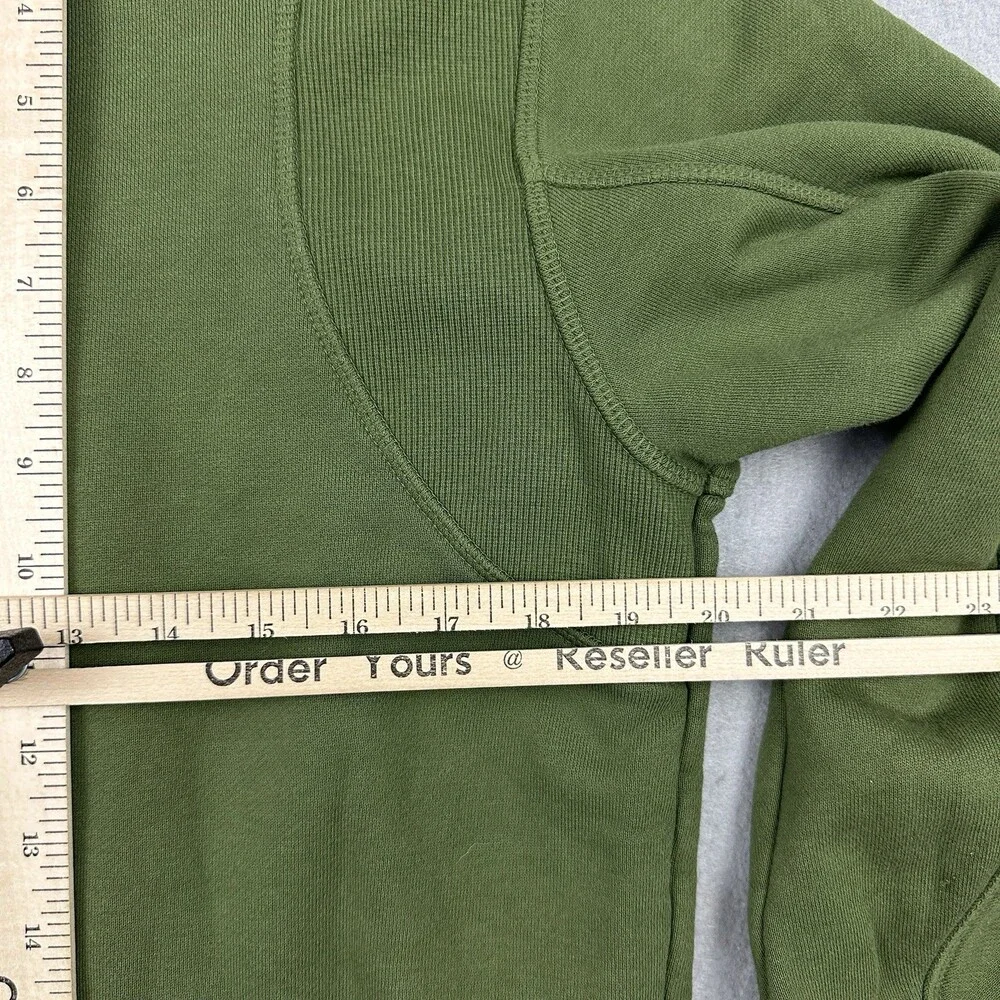 Adidas Hoodie Men Small Green Solid Combat Sports Community Pullover Trefoil S